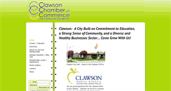 Desktop Screenshot of clawsonchamber.com